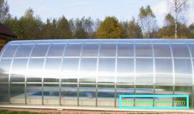 Ako organizovať bazén v skleníku?
