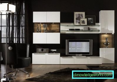 105 Čierna obývacia izba - 115 fotografií toho najlepšieho