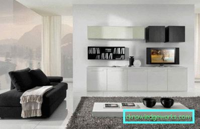 105 Čierna obývacia izba - 115 fotografií toho najlepšieho