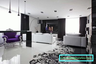 105 Čierna obývacia izba - 115 fotografií toho najlepšieho