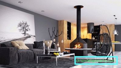 105 Čierna obývacia izba - 115 fotografií toho najlepšieho
