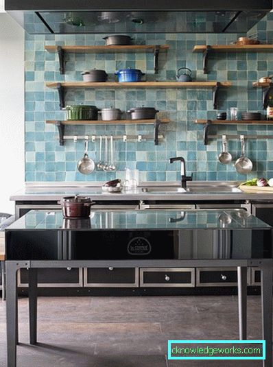 Foto: kuchyňa v kombinácii s obývacou izbou v štýle minimalizmu.