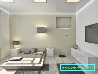 Spálňa v štýle High Tech - 86 fotografií jasných nápadov štýlového interiéru