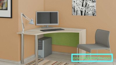 Rohový počítačový stôl - obľúbené dizajnérske novinky (90 fotografií)
