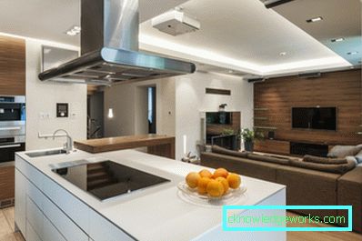 Dizajn kuchyne-obytná plocha 25 m2. m Dizajn kuchyne-obytná plocha 25 m2. m