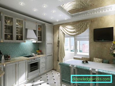 Dizajn kuchyne-obytná plocha 25 m2. m Dizajn kuchyne-obytná plocha 25 m2. m