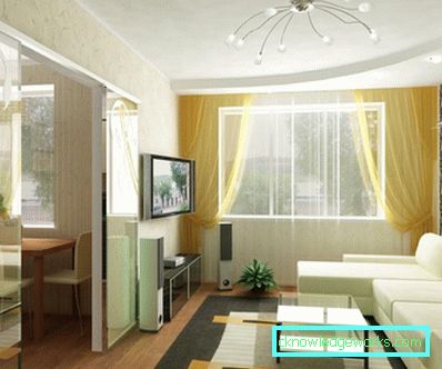 Dizajn kuchyne-obytná plocha 25 m2. m Dizajn kuchyne-obytná plocha 25 m2. m