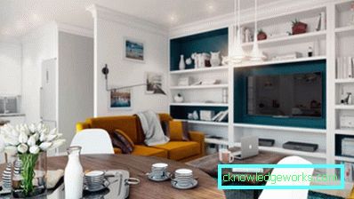 27-obývacia izba 20 m2. m - 95 fotografií