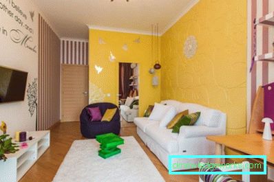 30-obývacia izba v žltej farbe - 70 fotografií