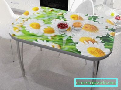Kuchynské stoly s fotografickou tlačou